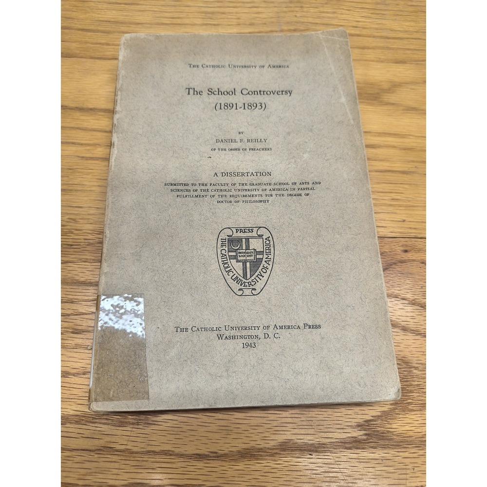 Reilly -‎ School Controversy 1891-1893 - 1943